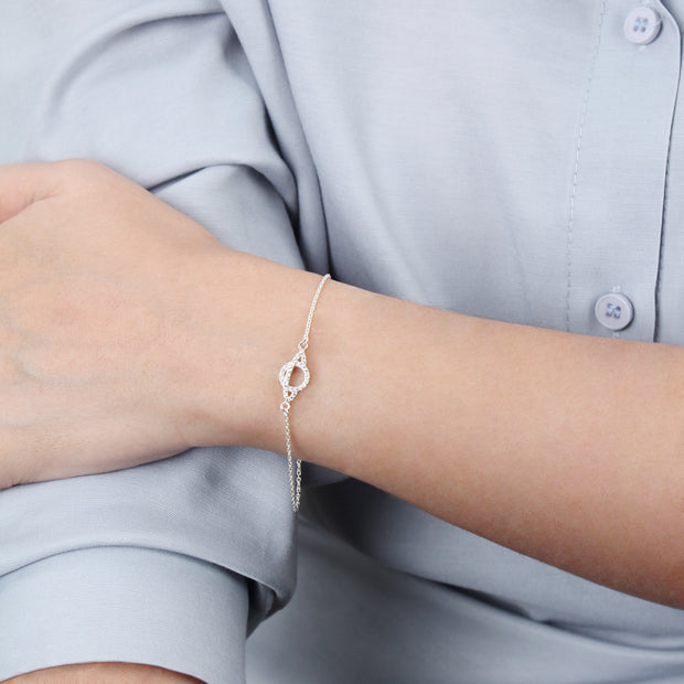 Chic Saturn CZ Bracelet BRS-1097