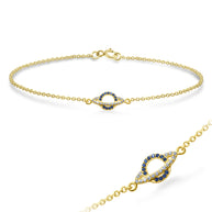 Chic Saturn CZ Bracelet BRS-1097