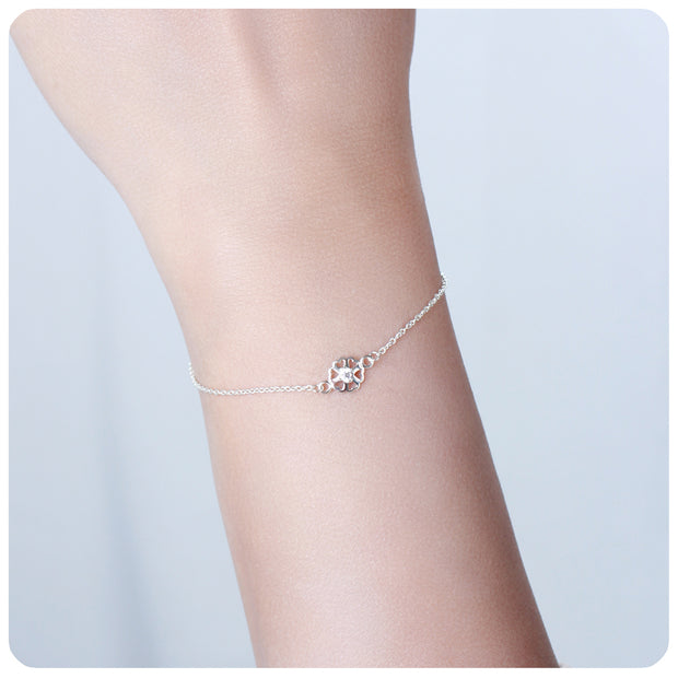 Clover CZ Bracelet BRS-1114