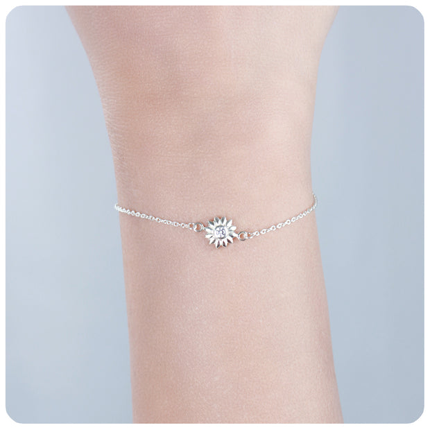 Sunflower CZ Bracelet BRS-1115