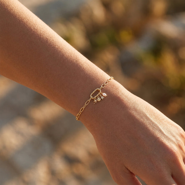 Nautical Charm Chain Bracelet BRS-1201