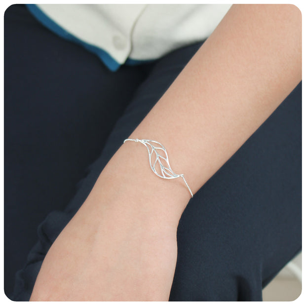 Open Leaf Bracelet BRS-214
