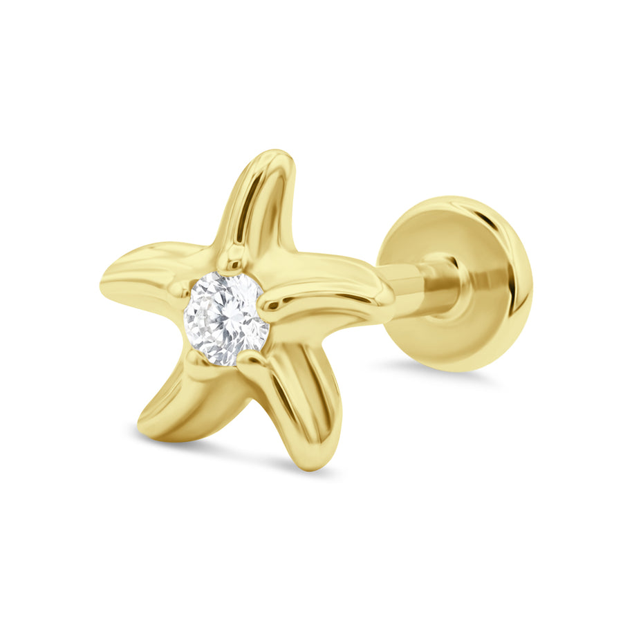Starfish Flat Back Piercing EBB-3696