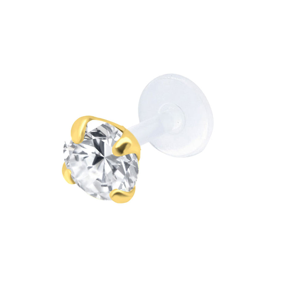 Shine Crystal CZ Stone Helix Ear EBO-2142