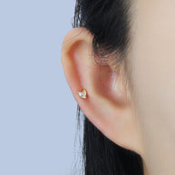 Marquise CZ Leaf Helix Ear EBO-3213