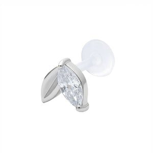 Marquise CZ Leaf Helix Ear EBO-3213