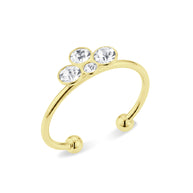 Crystal Bloom Ear Cuff EC-1109