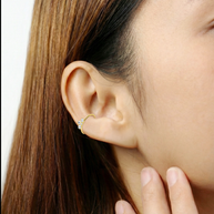 Crystal Bloom Ear Cuff EC-1109