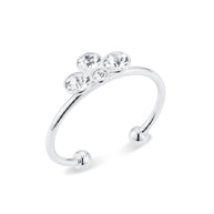 Crystal Bloom Ear Cuff EC-1109