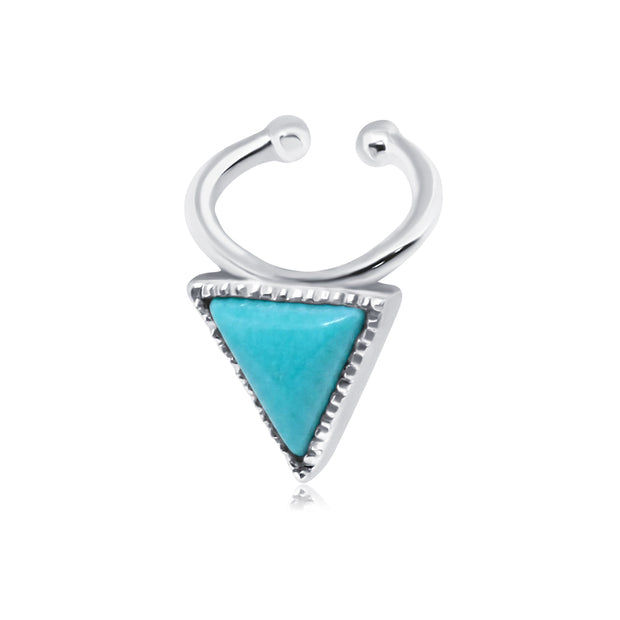 Triangle Aventurine Stone Ear Cuff EC-1127
