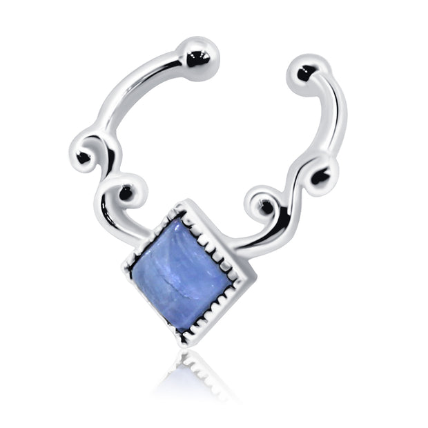 Blue Quartz Ear Cuff EC-1128