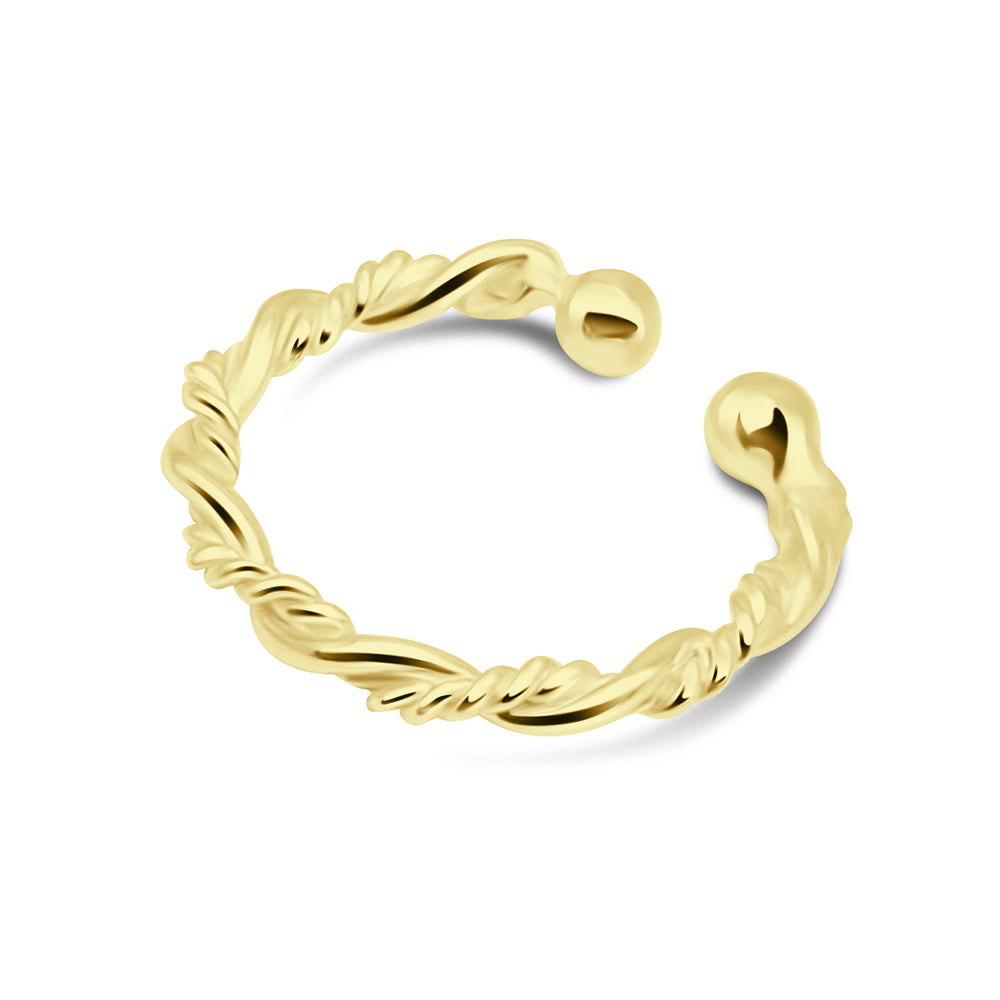 Twisted Rope Ear Cuff EC-1136