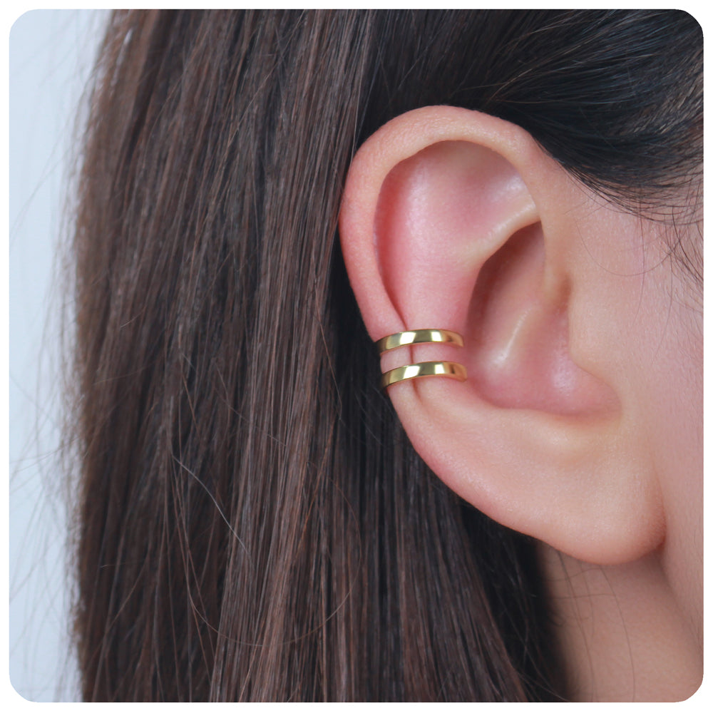 Double Wide Band Ear Cuff EC-1138