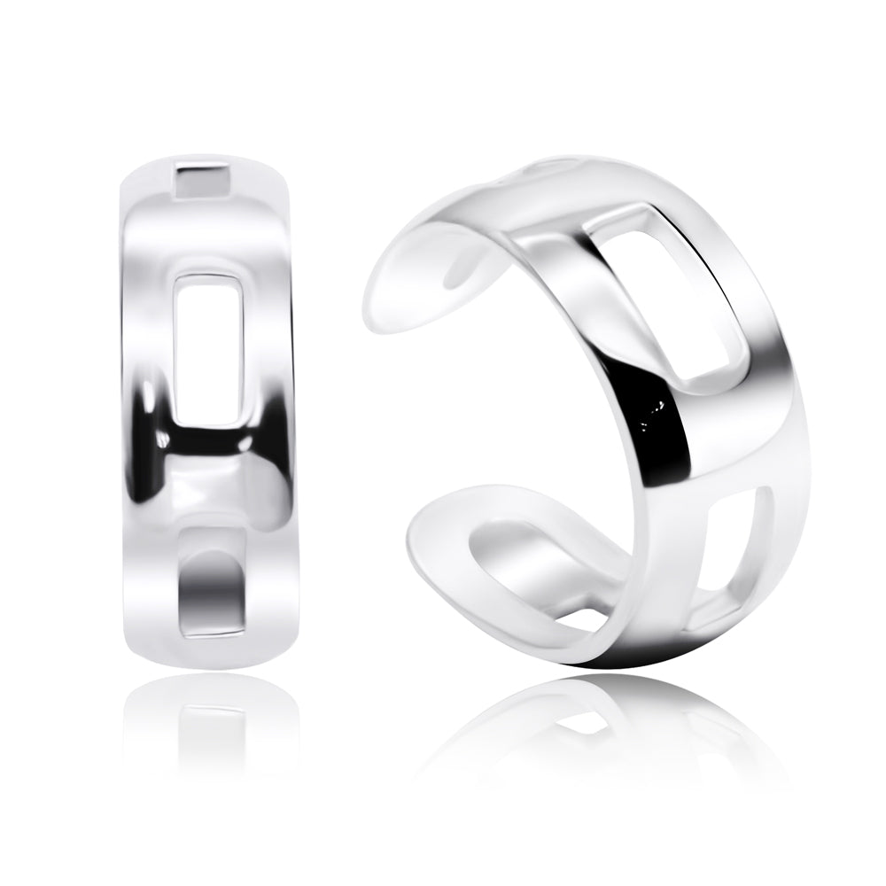 Cutout Wide Band Ear Cuff EC-1144