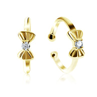 Bow Knot CZ Ear Cuff EC-1145