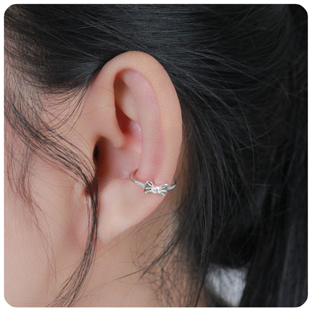 Bow Knot CZ Ear Cuff EC-1145