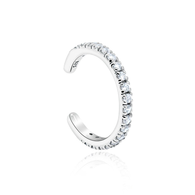 Sophisticated Ear Cuff Adorned in multiple CZ Stones EC-1147s