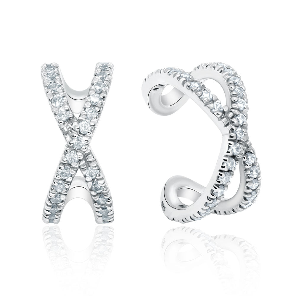 Pavé X-Cross Ear Cuff EC-1150