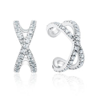Pavé X-Cross Ear Cuff EC-1150