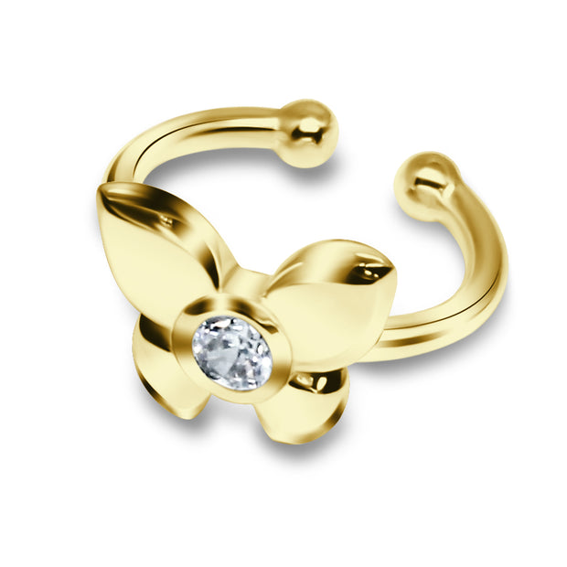 Butterfly CZ Ear Cuff EC-1151