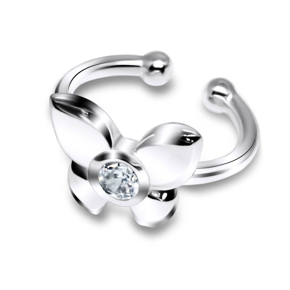 Butterfly CZ Ear Cuff EC-1151