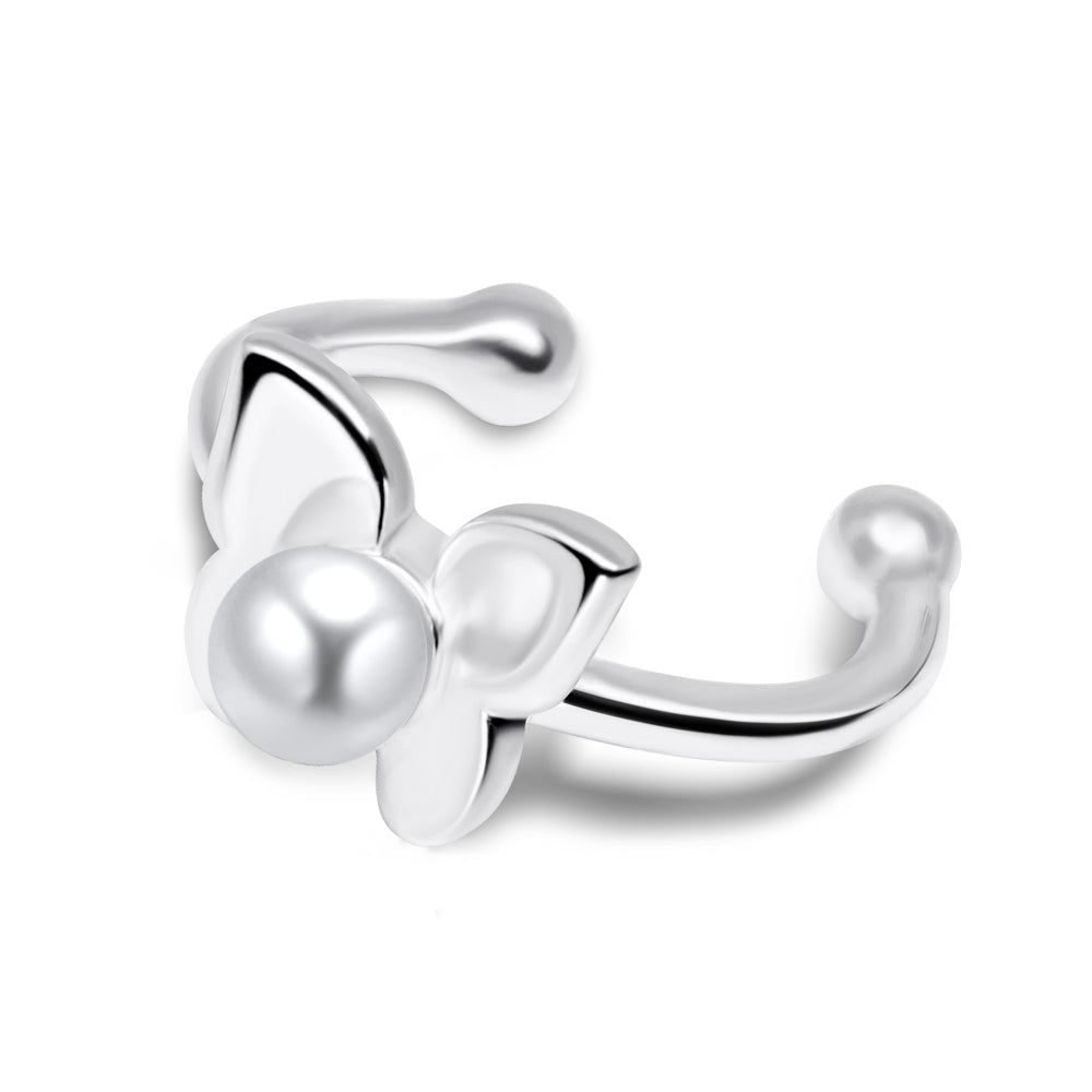 Butterfly Pearl Ear Cuff EC-1152