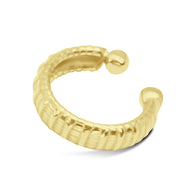 Ribbed Wide Band Ear Cuff EC-1160