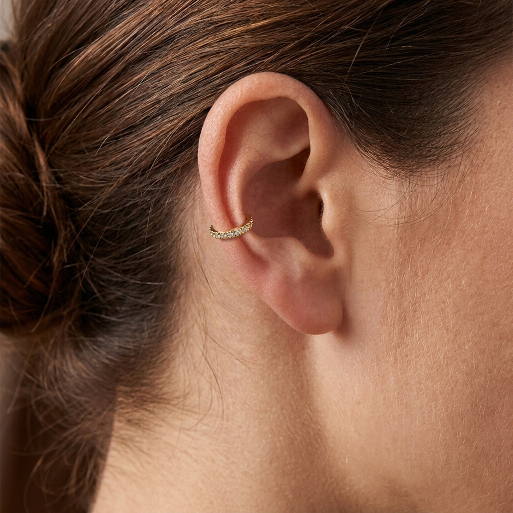 Pavé Eternity CZ Ear Cuff EC-1168