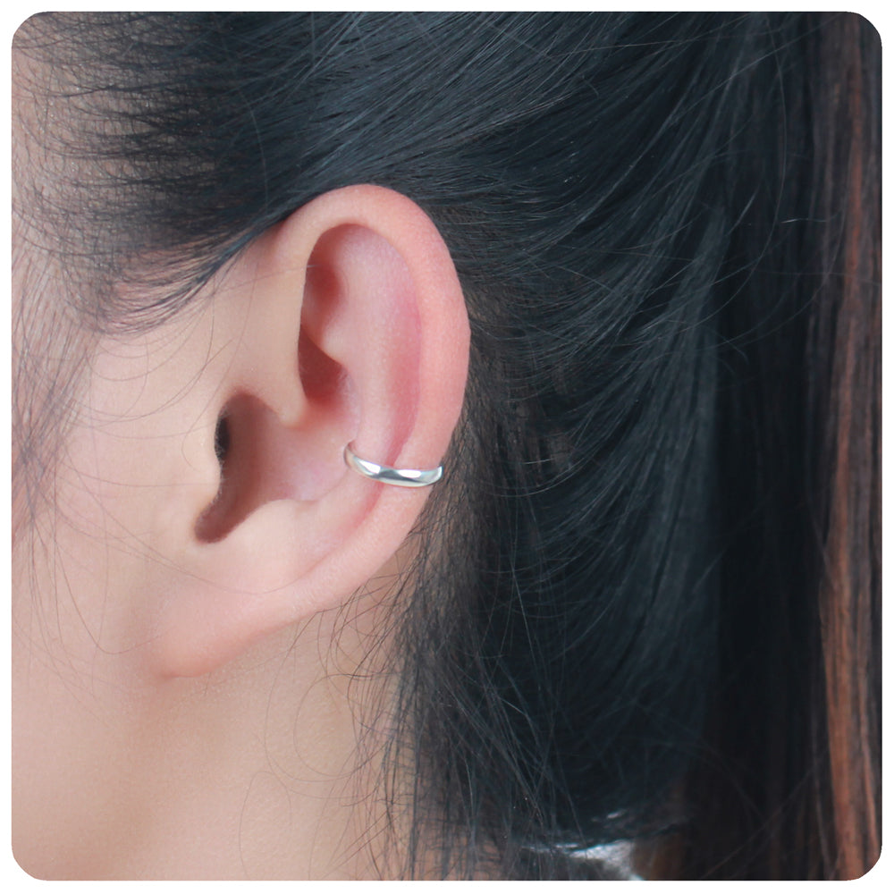 Wide Flat Band Ear Cuff EC-1195