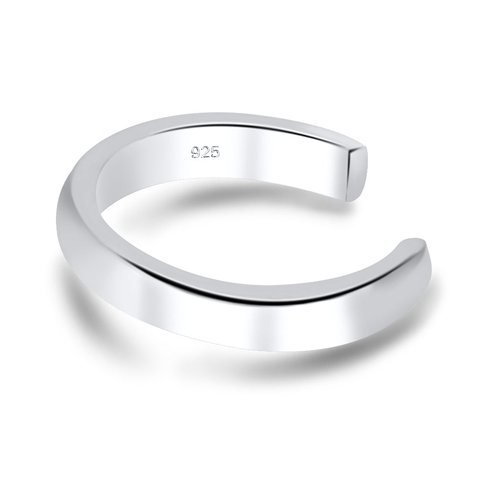 Wide Flat Band Ear Cuff EC-1195