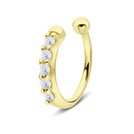 Five Stone CZ Ear Cuff EC-1214