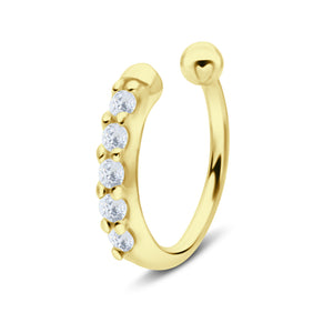 Five Stone CZ Ear Cuff EC-1214