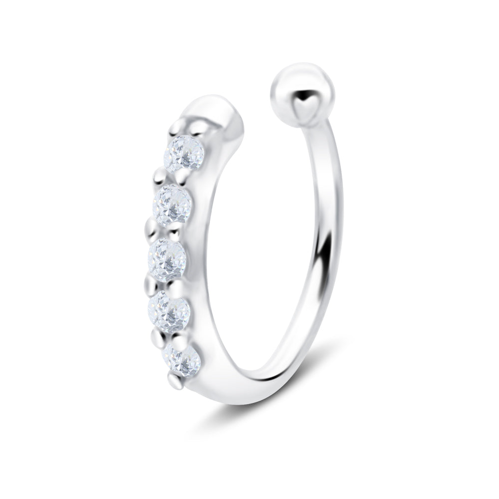 Five Stone CZ Ear Cuff EC-1214
