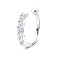 Five Stone CZ Ear Cuff EC-1214