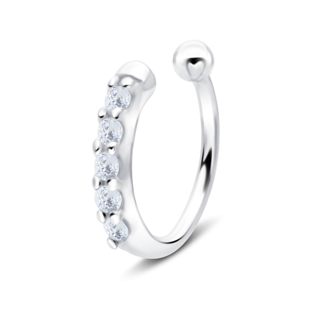 Five Stone CZ Ear Cuff EC-1214