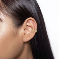 Crystal Zigzag Ear Cuff EC-1225