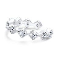 Crystal Zigzag Ear Cuff EC-1225
