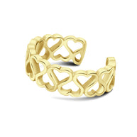 Hollow Heart Ear Cuff EC-1227