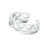 Hollow Heart Ear Cuff EC-1227