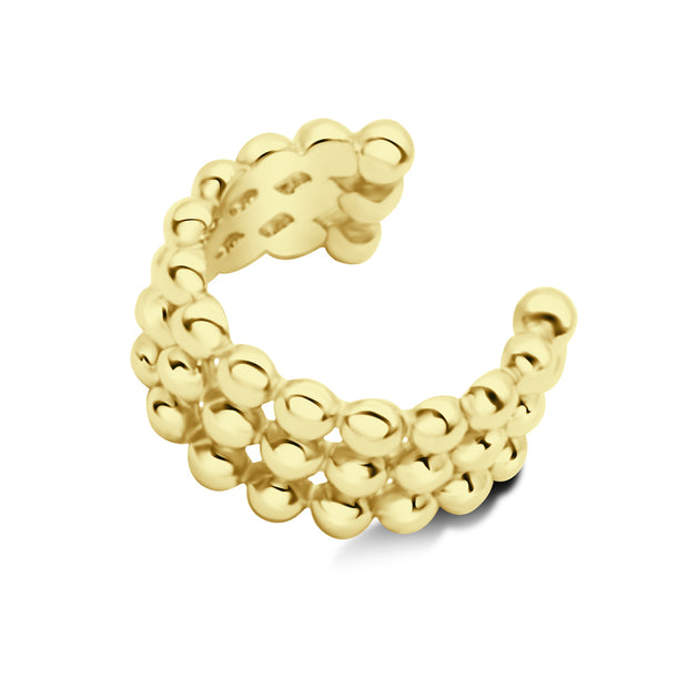 Triple Row Beaded Ear Cuff EC-1238