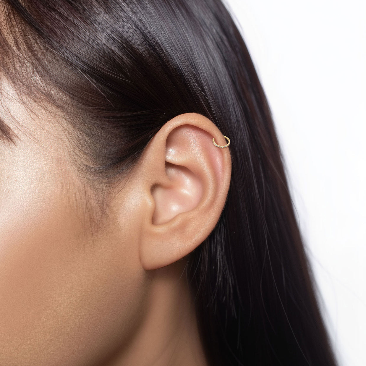 Double Band Pavé CZ Ear Cuff EC-1249