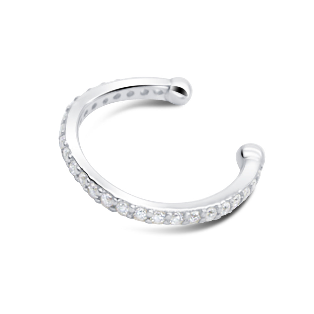 Double Band Pavé CZ Ear Cuff EC-1249