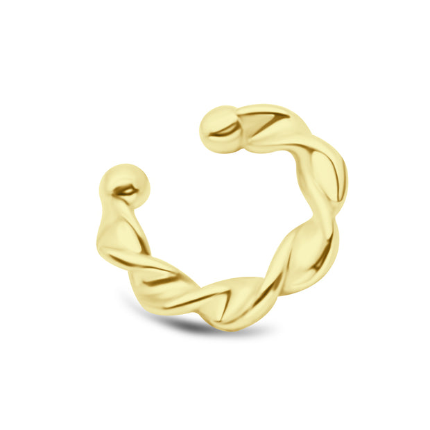 Spiral Silver Ear Cuff EC-1288