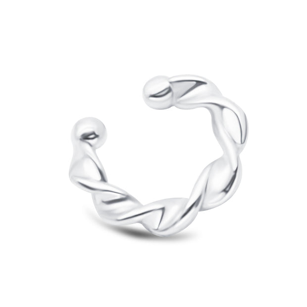 Spiral Silver Ear Cuff EC-1288