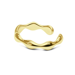 Wavy Double Band Ear Cuff EC-1318