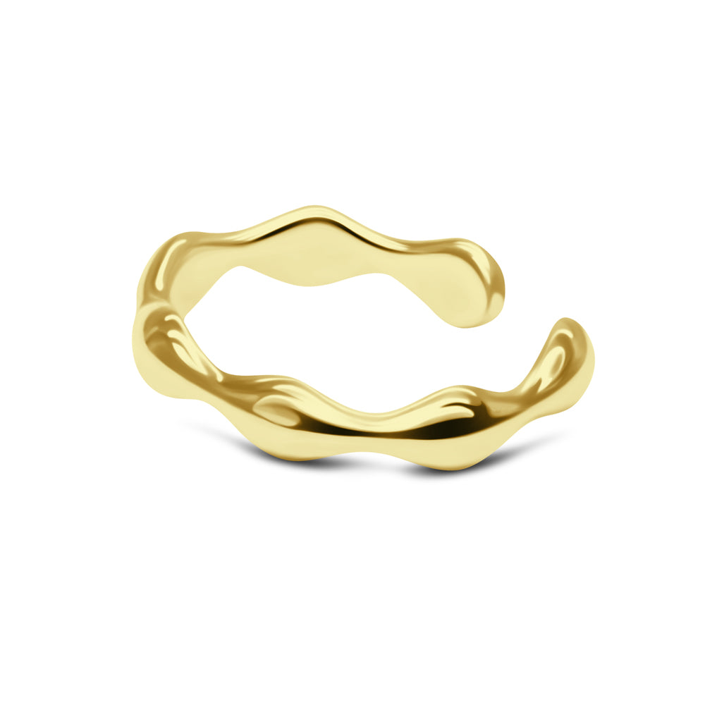 Wavy Double Band Ear Cuff EC-1318