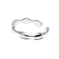 Wavy Double Band Ear Cuff EC-1318