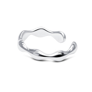 Wavy Double Band Ear Cuff EC-1318