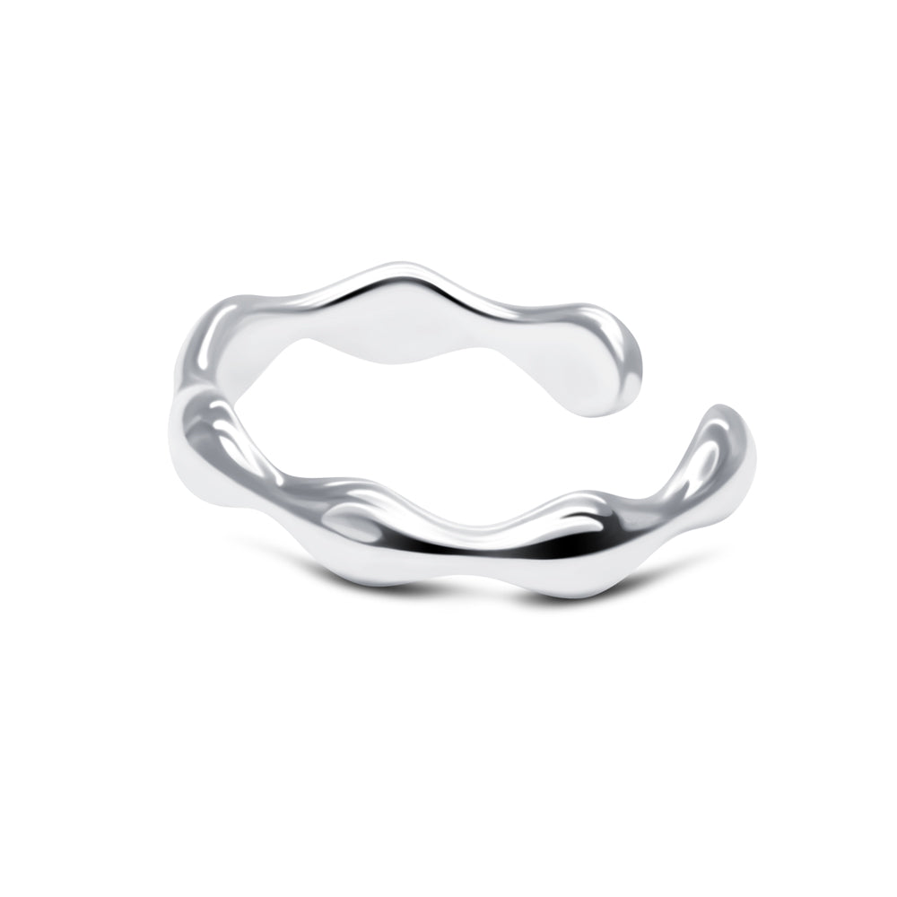 Wavy Double Band Ear Cuff EC-1318