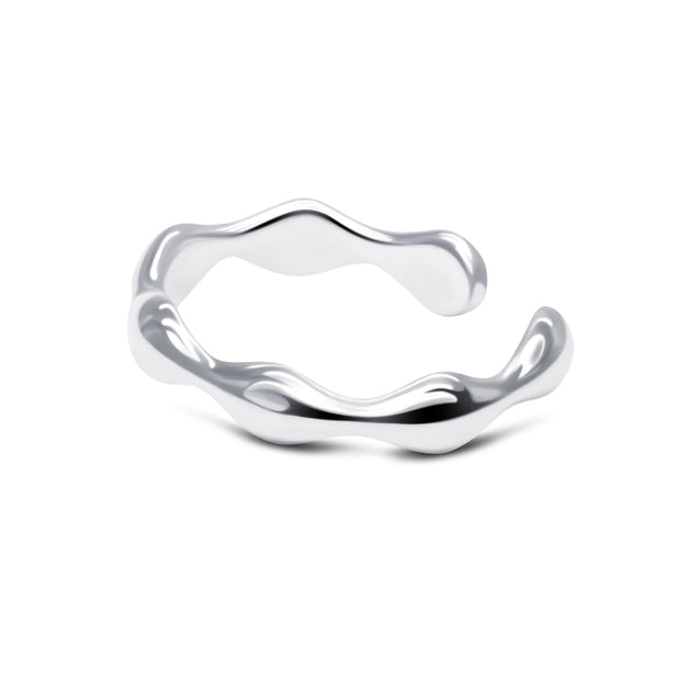 Wavy Double Band Ear Cuff EC-1318